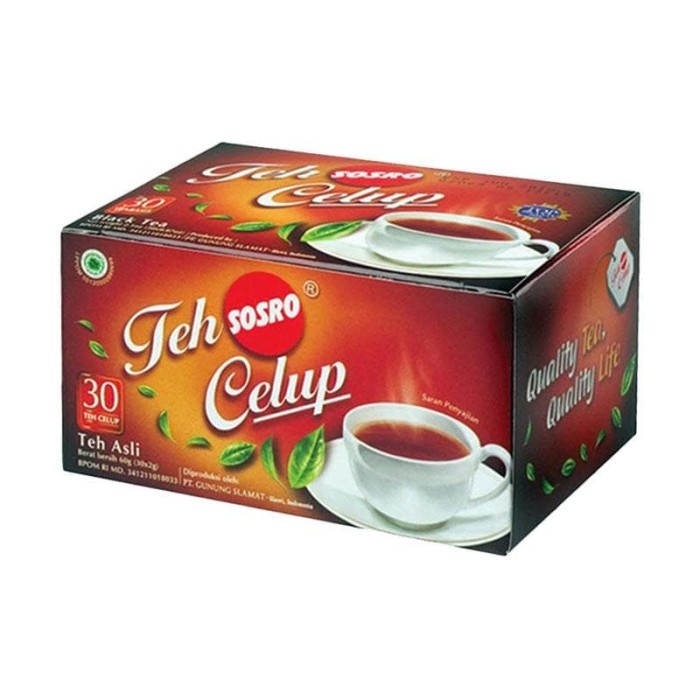 

Teh Celup Sosro @30 pcs / Teh Asli / Black Tea