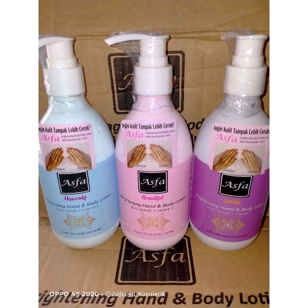 ASFA BRIGHTENING BODY LOTION ORI BPOM