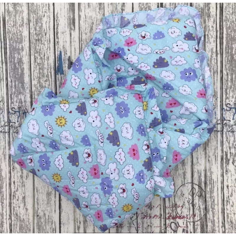 Selimut Bayi Badcover Bayi Selimut Bayi Baru Lahir Full Motif DNW BABY