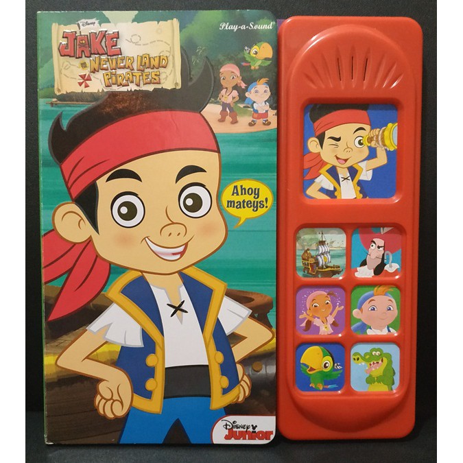 Buku Cerita Anak Import With Music Disney Junior Jack Never Land Pirates