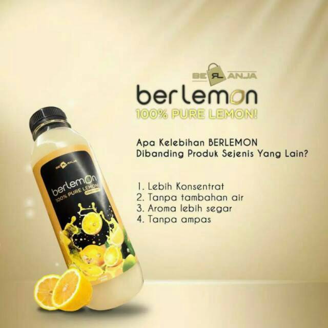 

BERLEMON minuman Sari LEMON 500ml