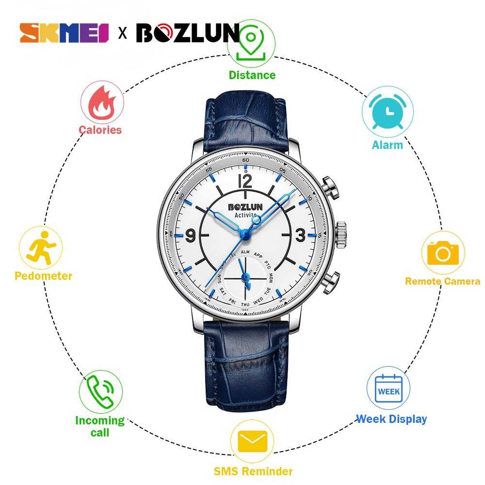 SKMEI Bozlun Jam Tangan Analog Smartwatch - H8