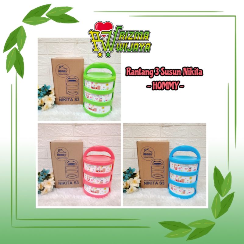 RANTANG SUSUN 3 & 4 KARAKTER WARNA / RANTANG SUSUN PLASTIK