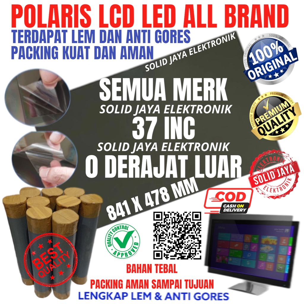 POLARISER POLARIS 37 INC 0 DERAJAT IN TV LCD LED POLARIZER LUAR DEPAN POLARIS POLARIZED LUAR 0 DERAJAD DRJAT DRAJAD POLARIZ POLARISER POLARIZER POLARIZE POLARIZED 37INCH 37INC 37IN INCH IN 0DERAJAT TV LCD LAPISAN POLARIS PLASTIK INCH