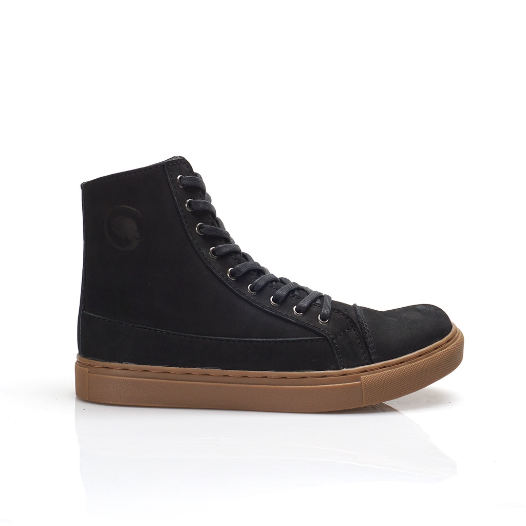 Valdemar Black (Kulit Asli) - Sepatu Boots Pria Kasual Kulit Asli Boot Casual Cowok Original