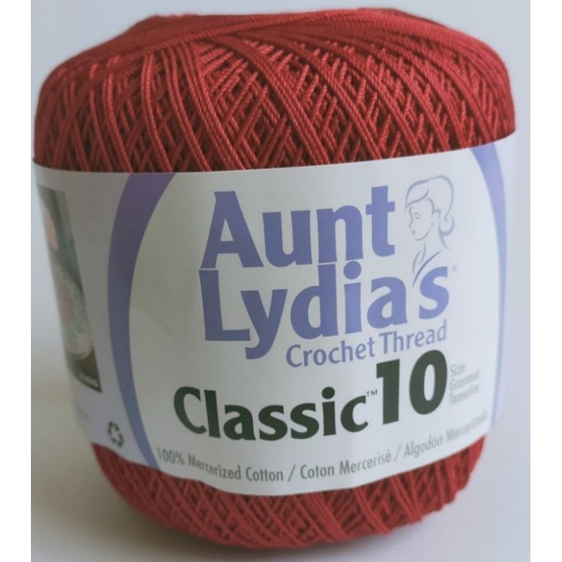Aunt Lydia Classic Crochetsize 10