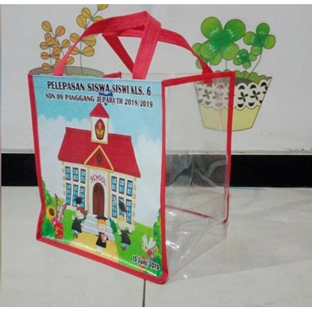 

tas ultah custom - Tas Full Mika Potrait 20x14x25 - goodie bag