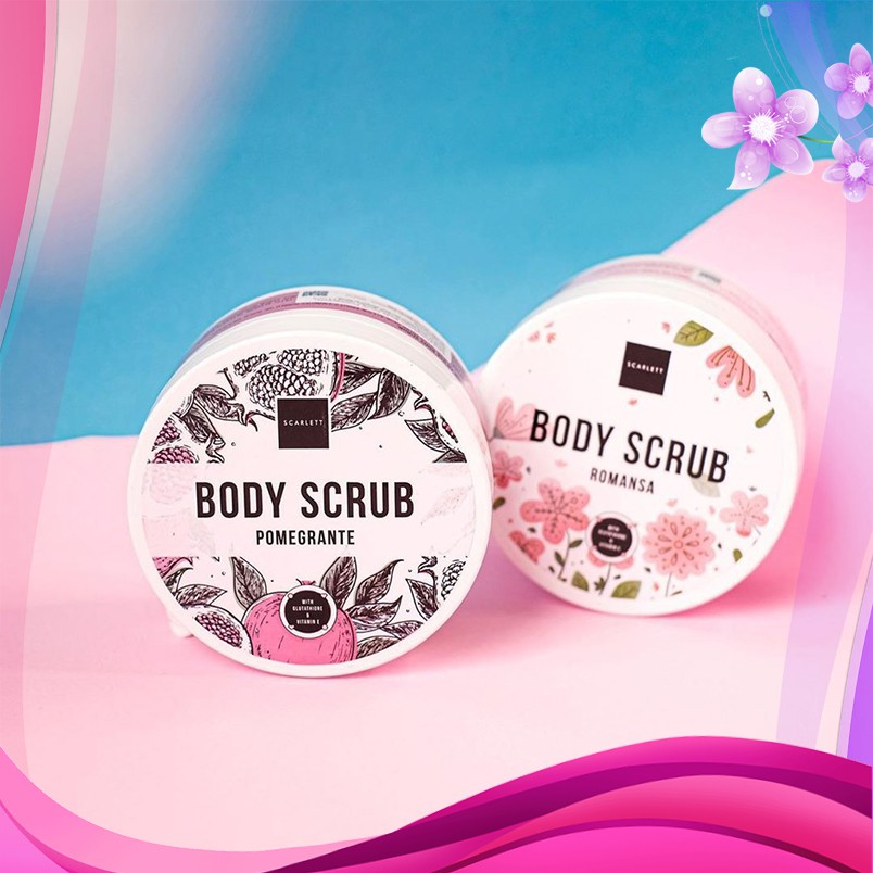 SCARLETT WHITENING BODY SCRUB / LULUR