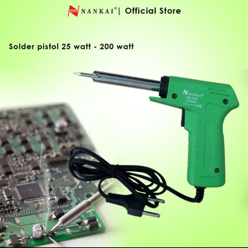 SOLDER LISTRIK M/PISTOL 25-200WATT NANKAI BEST QUALITY PRODUCT