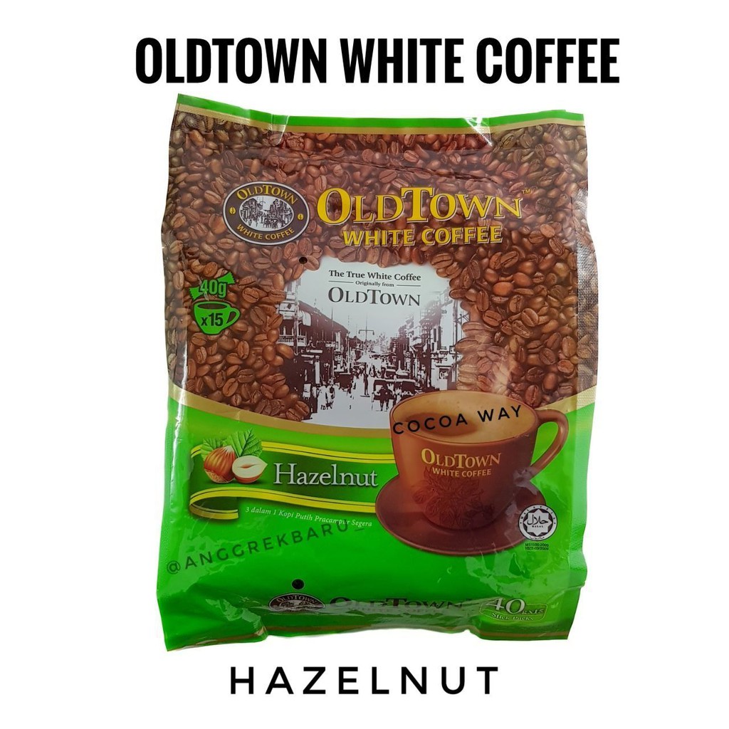 

Old Town White Coffee Hazelnut 600gr / Kopi Putih Oldtown