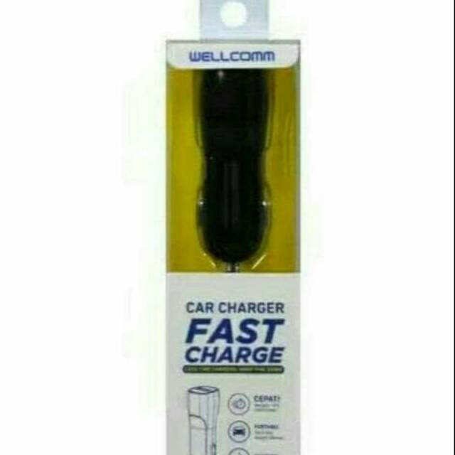 Charger Mobil - Car Charger Fast Charging Original Wellcomm