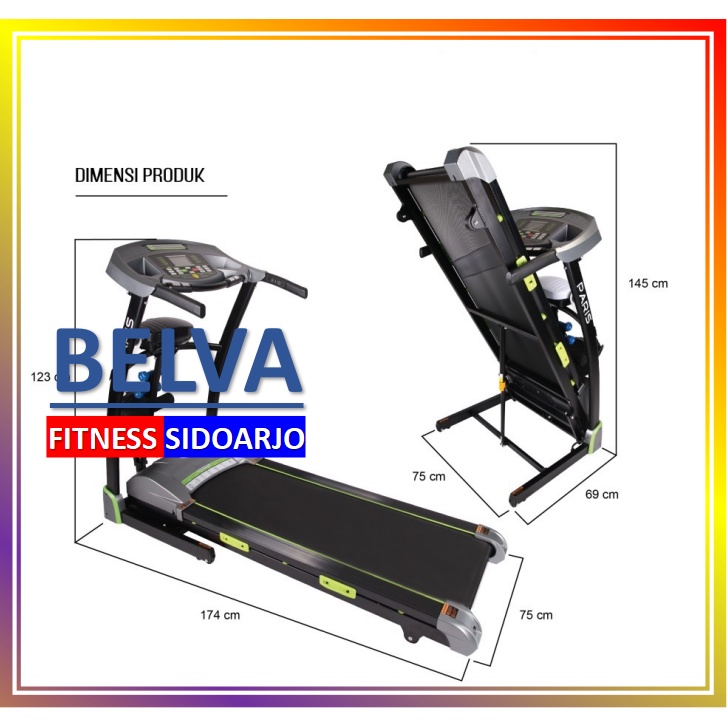 treadmill elektrik paris ireborn original