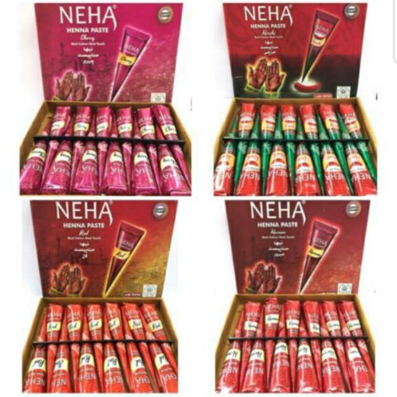 NEHA HENNA HALAL BPOM henna tangan Neha putih henna putih