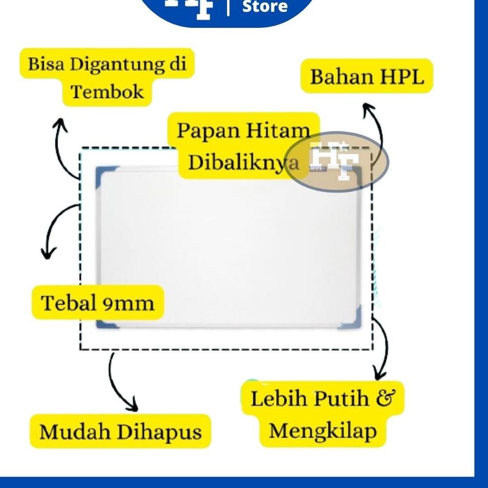 New Product Whiteboard 40 x 60 / Papan Tulis White Board / White Board / Papan Tulis / Papan Tulis White Board Anak / Whiteboard / Board / Papan Tulis Putih / Papan Tulis Ukuran 40 x 60