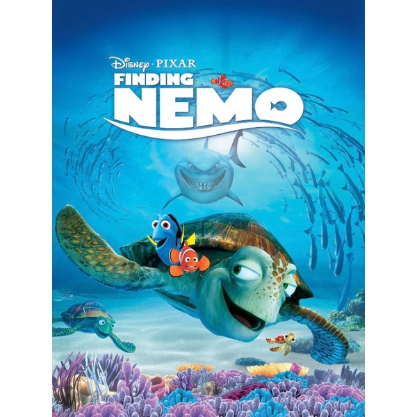 Kaset Film Disnep Pixar Finding Nemo Dubbing Suara Bahasa Indonesia -Film Kartun Box Office Disney A