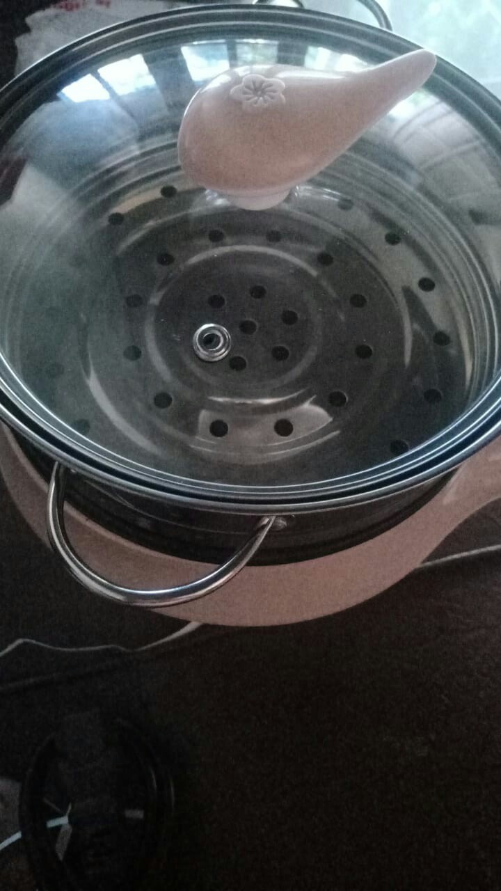 Panci Elektrik 18cm 1.5l Serbaguna Portable Kukus Pan Listrik Murah