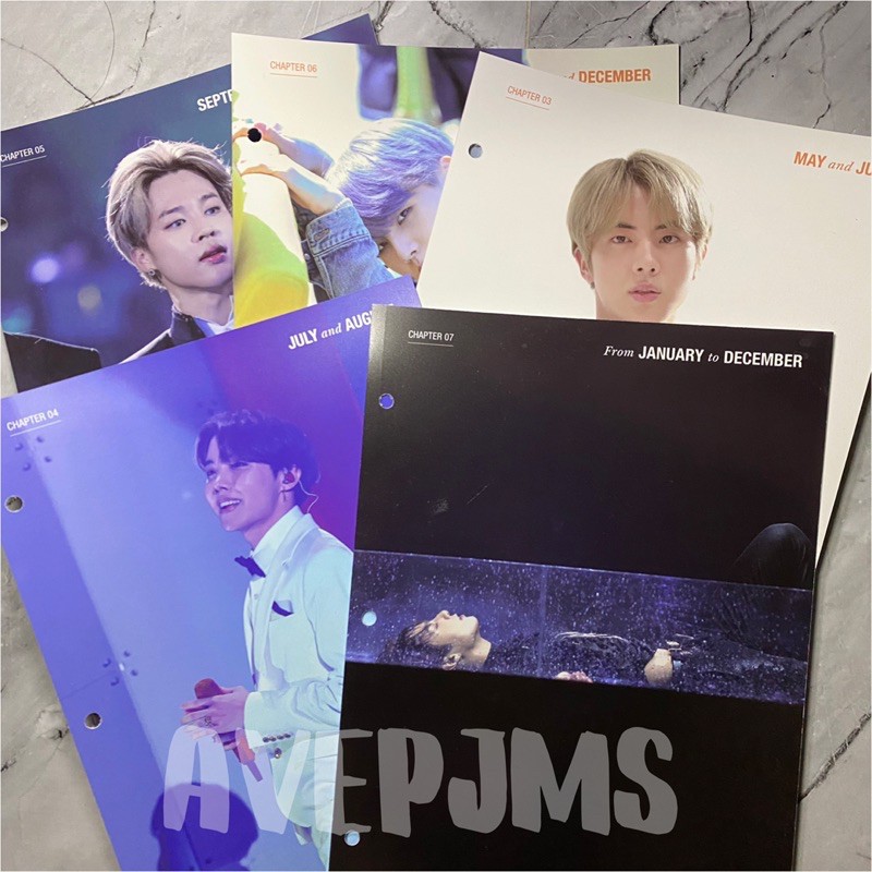 [ BTS ] Photo Index Jungkook Jimin Jin Suga jhope Memories 2019