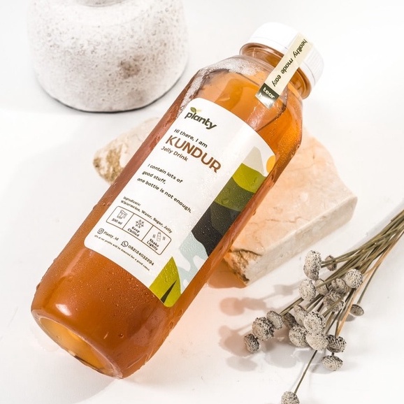 

[BUNDLING] 5 Botol Kundur Jelly Drink 500ml (Wintermelon Tea Jelly)