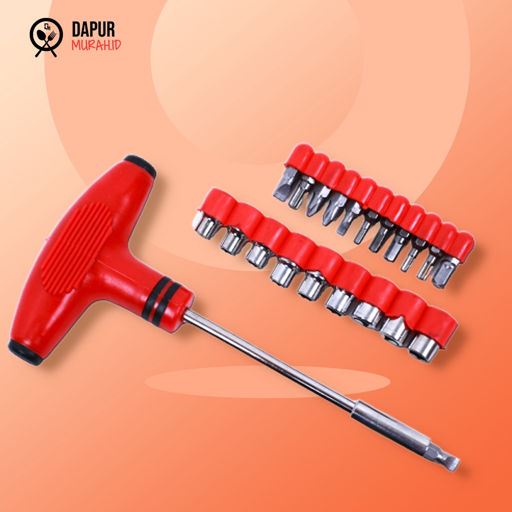 Obeng Set Screwdrive Bit 24 pcs GJ-16