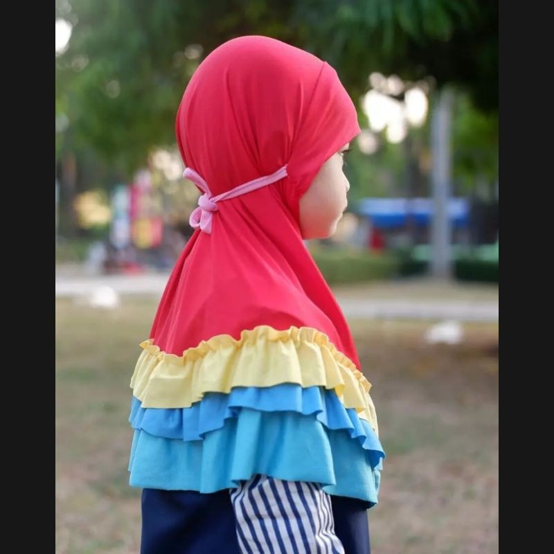 Jilbab Arsy Anak Instan 0 - 3 Tahun Jersey Premium Hijab Newborn Tk Bayi Lucu 6 - 12 Bulan Sekolah Sd 1 - 2