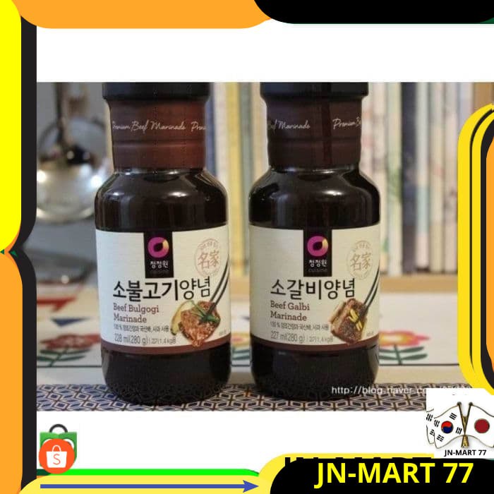 

MAKANAN KOREA/KOREAN FOOD/SAUS KOREA IMPORT CUISINE BEEF BULGOGI MARINADE SAUCE -BBQ SAUCE 280 GR