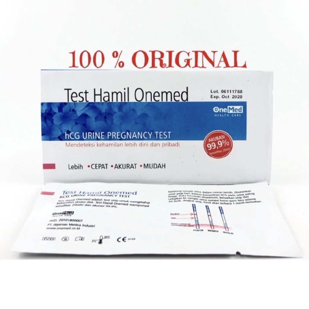 [BF] [BF] ALAT TES KEHAMILAN TESTPACK ONEMED TESPEK ONE MED - TEST HAMIL HCG URINE PREGNANCY-1
