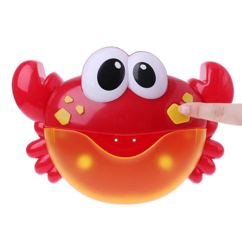 (BISA COD) RVOSTR Bubble Crab Pembuat Gelembung Sabun Balon Otomatis dengan Musik