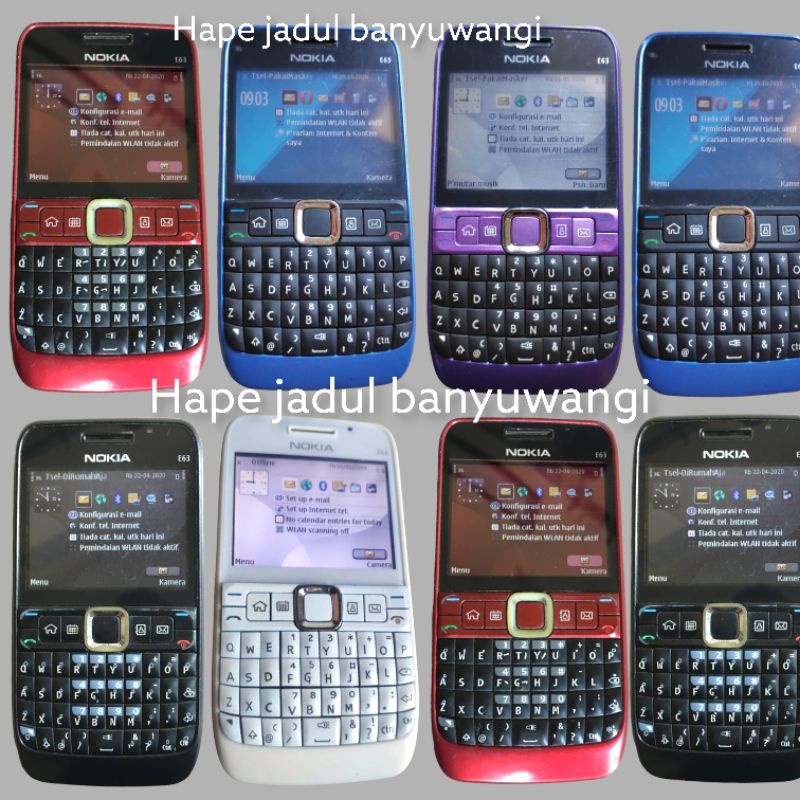 ⭐⭐⭐⭐⭐Nokia e63 e71 e72 hape jadul, second original hape jadul