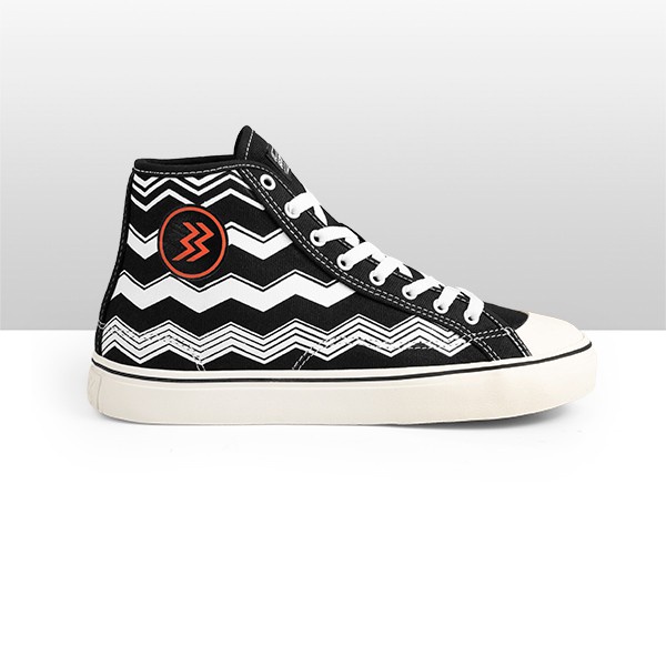 Geoff Max Official - Timeless Hi Zorre Black | Sneakers Unisex | Sepatu Pria | Sepatu Wanita