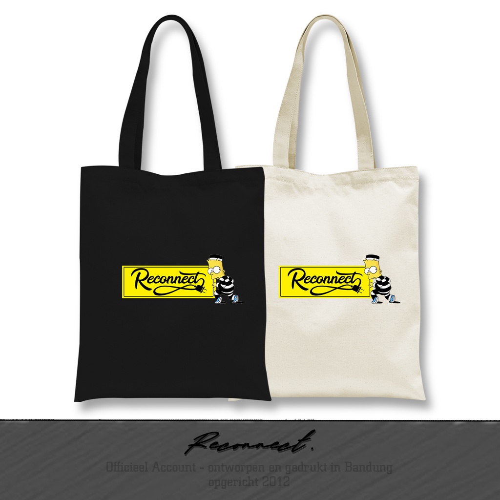 Reconnect Tote Bag Simpsons - GRATIS TAMBAH NAMA