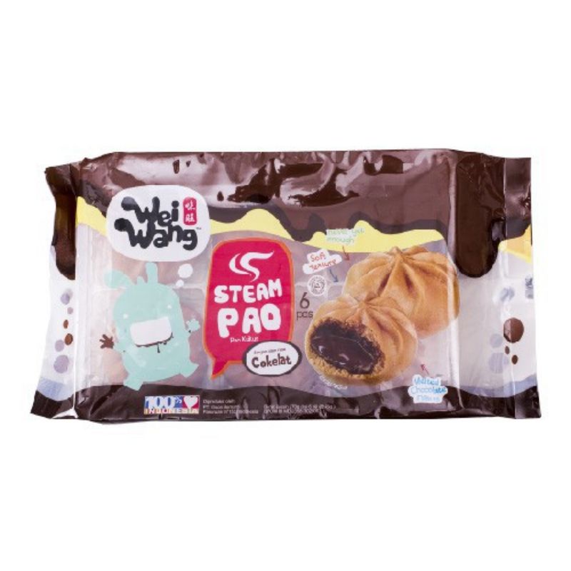 

Wei Wang Steampao Cokelat | Berat Bersih 270gr