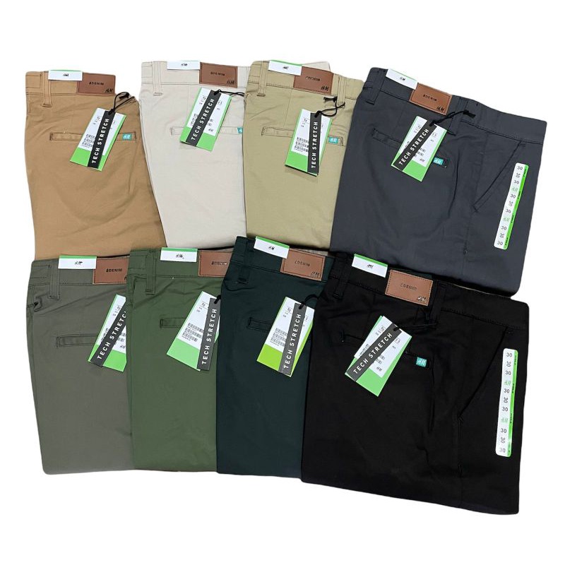 celana pendek pria/celana chino pendek/celana pendek polos/celana pendek h&m