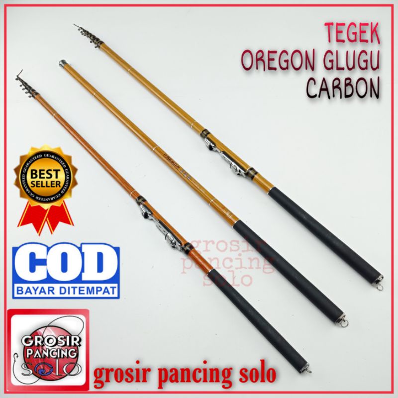joran tegek carbon Oregon Glugu 360 450 540 cm set kolong