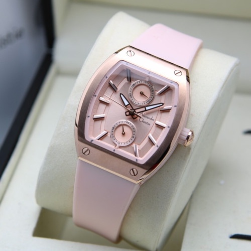 Jam Tangan Wanita Alexandre Christie AC 2944 / AC2944 Original - Resmi - Peach