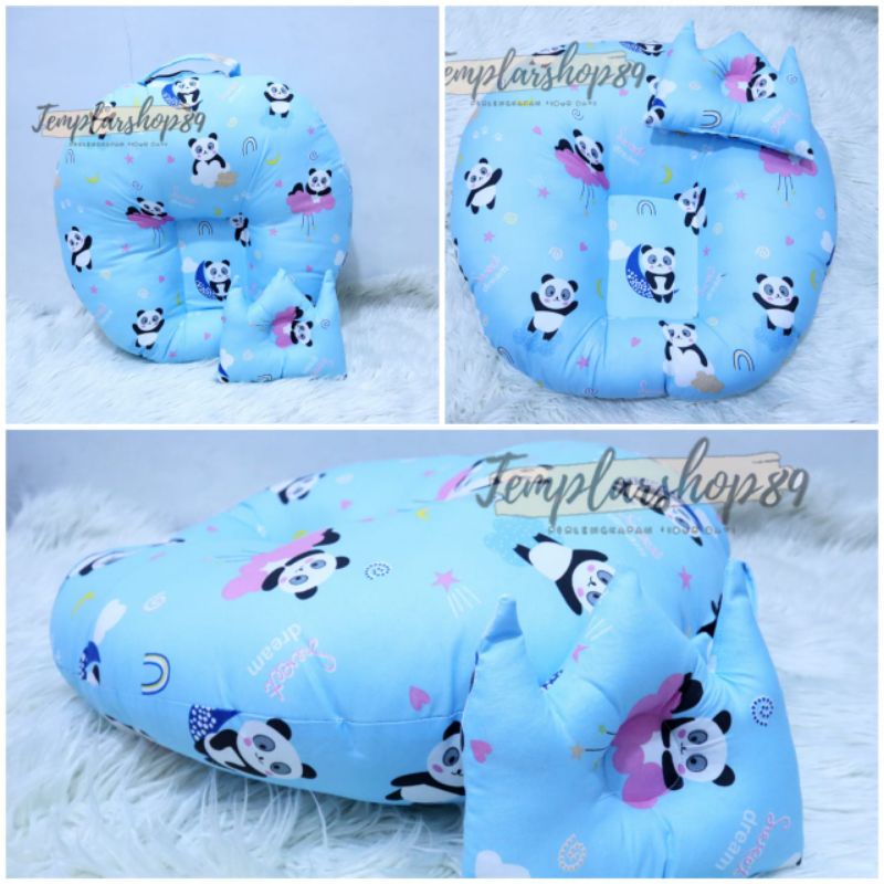 SOFA BAYI Free Tas &amp; Bantal / 2in1 Multifungsi Kasur Bayi / Kasur mobil / Sofa Travelling Jumbo