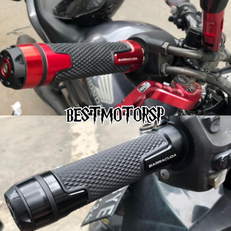 HANDGRIP HANDFAT GRIP BARRACUDA MODEL RIZOMA CNC NMAX AEROX LEXI PCX ADV UNIVERSAL SEMUA MOTOR