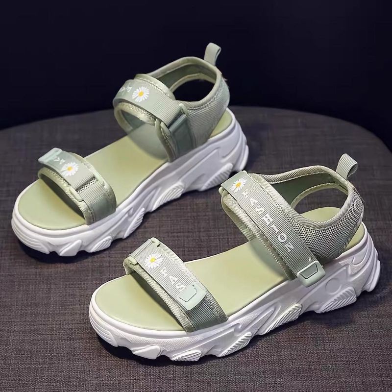 SANDAL GUNUNG FASHION BUNGA 2 STRAP IMPORT