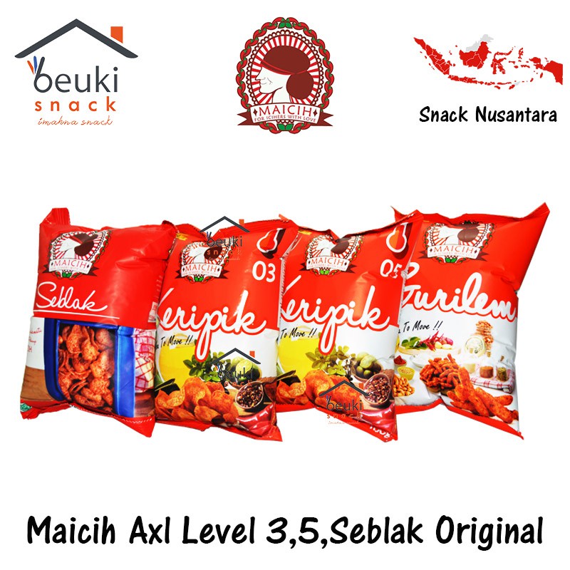 

Maicih Jajanan Legendaris Banyak Varian - 60gr - 100gr