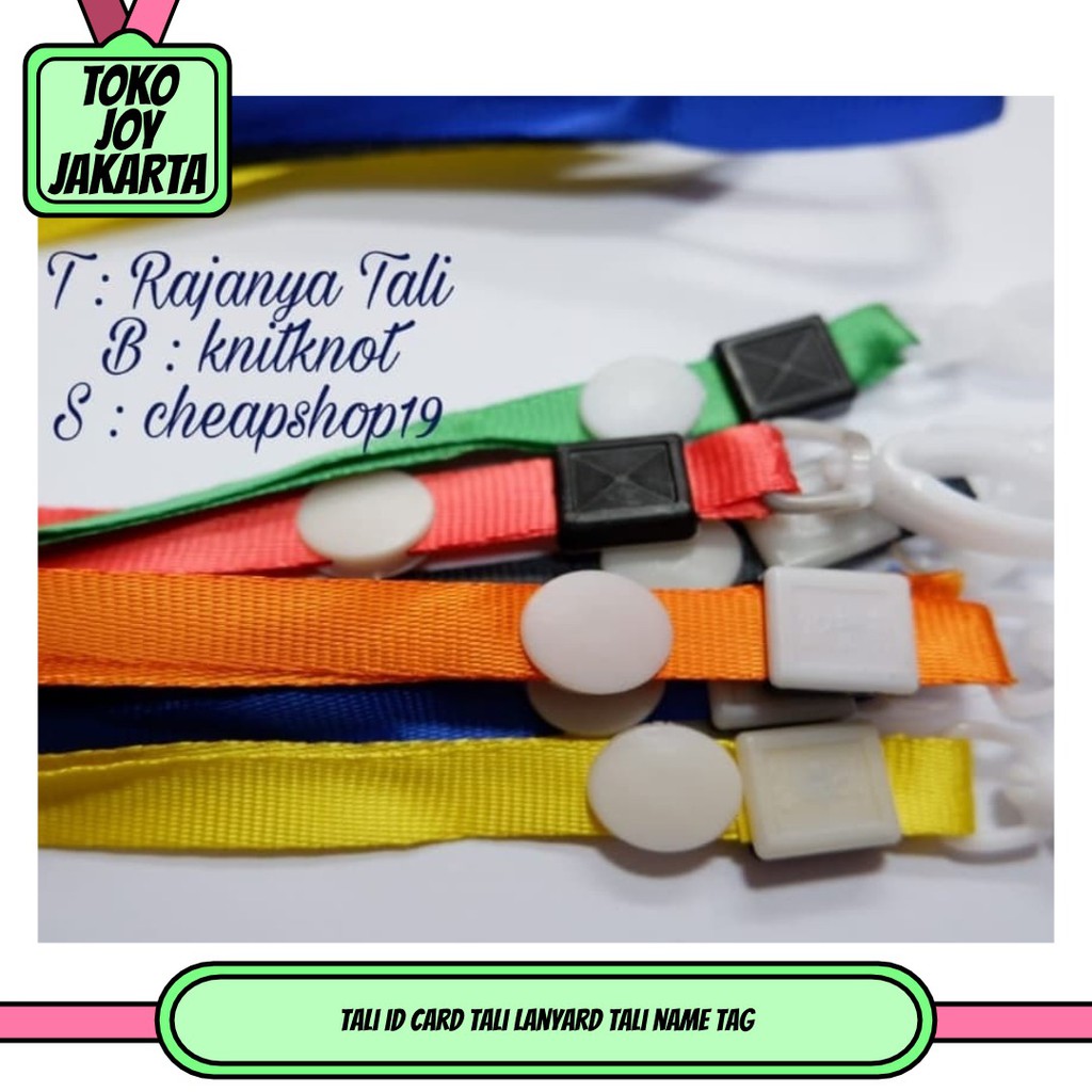 

tali id card tali lanyard tali name tag