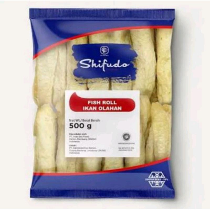 

SHIFUDO FISH ROLL 500 GRAM / OLAHAN IKAN / FROZEN FOOD