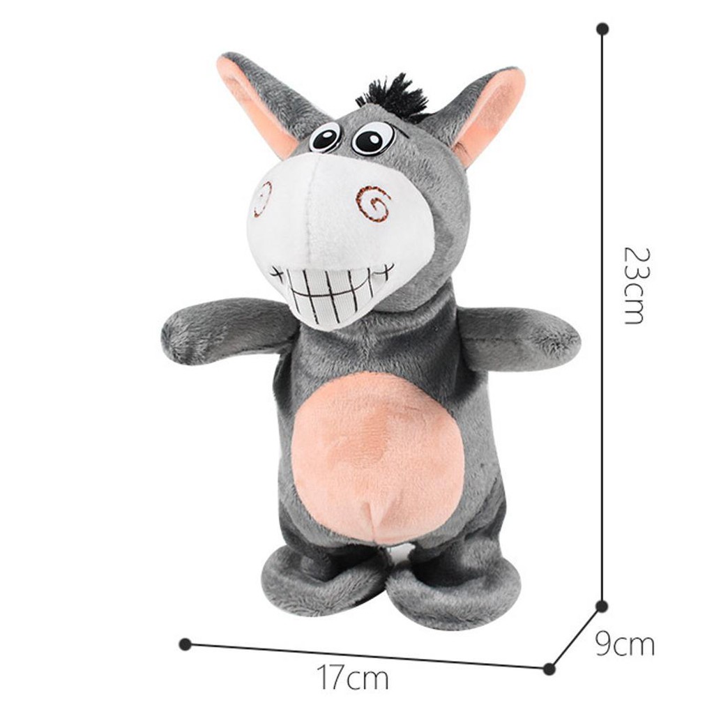 Mainan Boneka Keledai Edukasi Bicara Musik Anak Bayi ( Talking Music Donkey Baby Doll Toys )