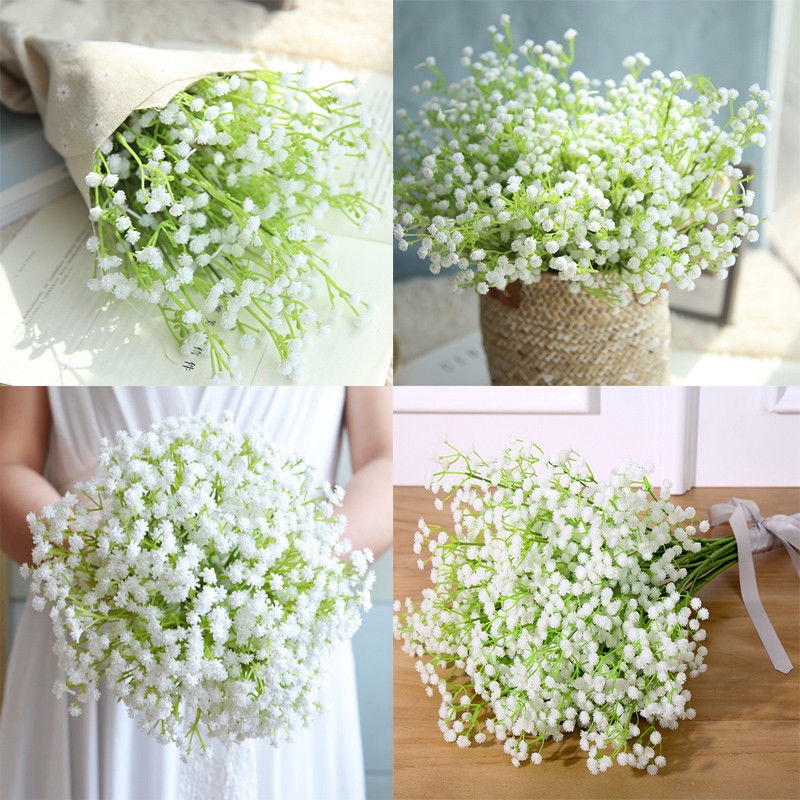 1 Buket Bunga Baby's Breath Gypsophila Imitasi Bahan Sutra ...