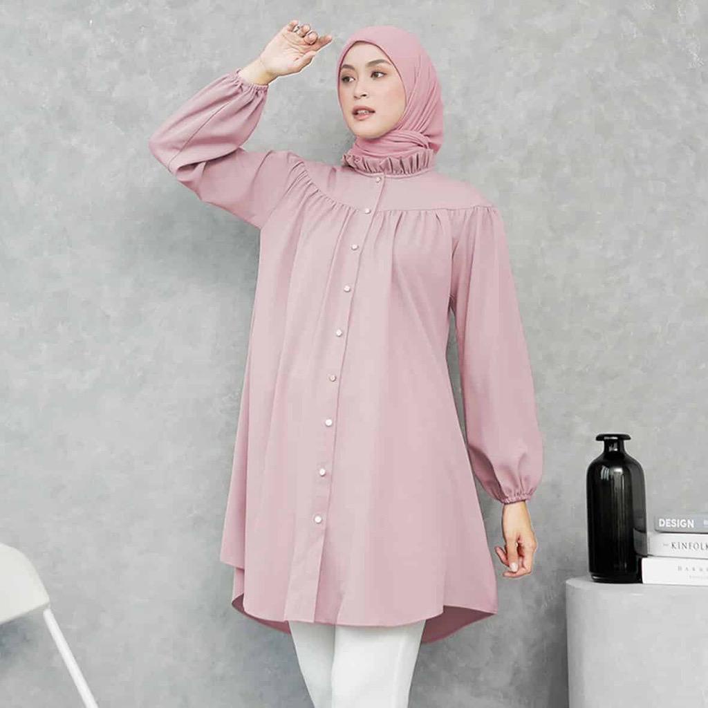 tunik rempel / Tunik wanita murah / Tunik rayon / tunik rayon premium