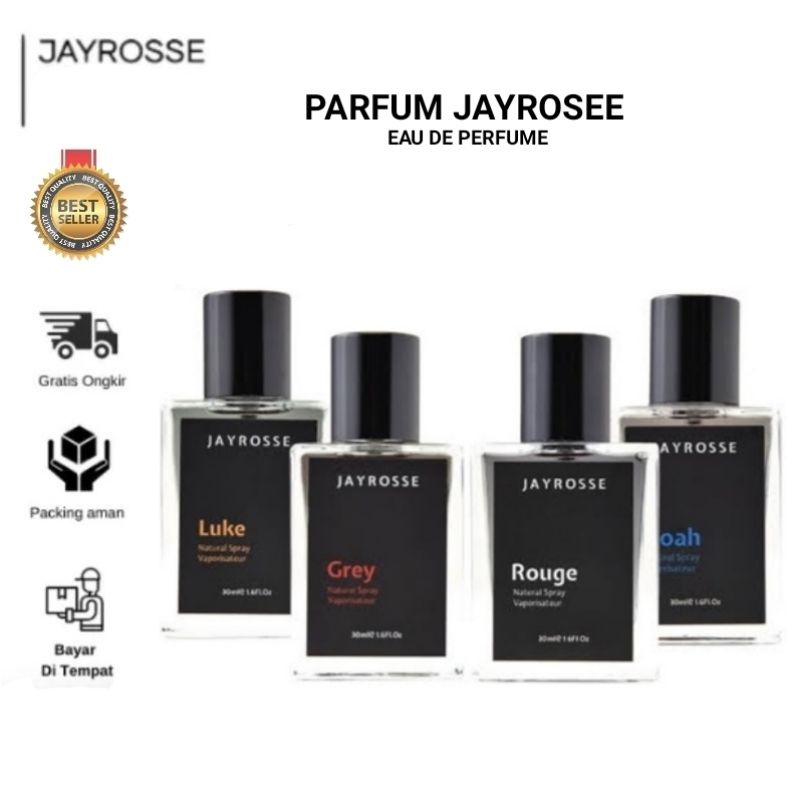 PARFUM JAYROSSE GREY | ROUGE | NOAH | LUKE 30ML - PARFUM TERLARIS