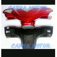 BATOK KEPALA DEPAN BELAKANG HONDA BEAT KARBU MERAH/BATOK DEPAN BELAKANG BEAT KARBU MERAH /BATOK BEAT