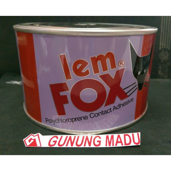 

NTGBN1035 LEM FOX KUNING 300 GR LEM KARPET SENDAL KULIT KAYU HPL