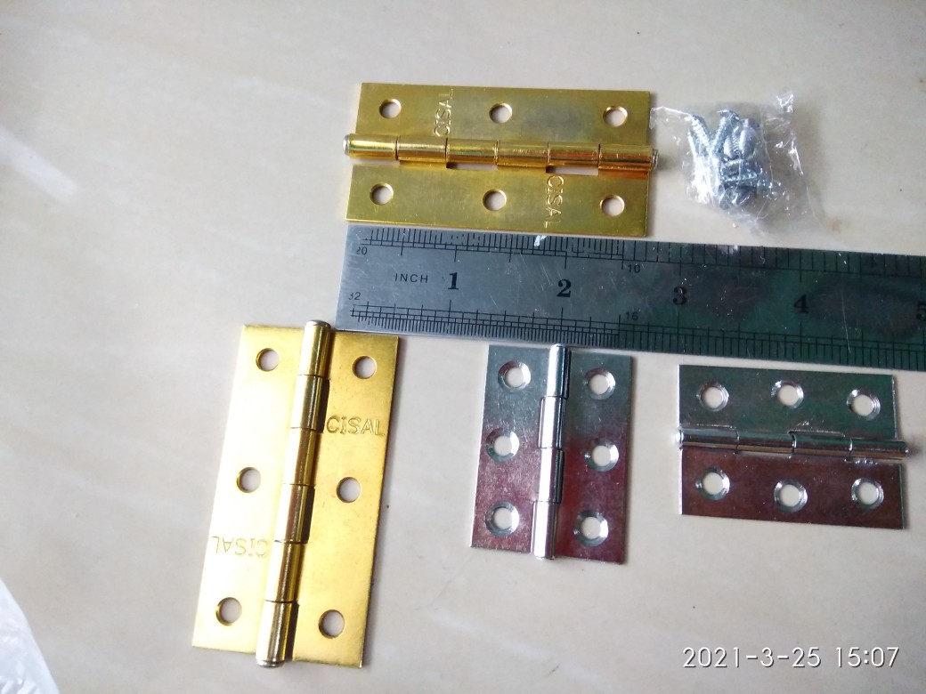 Hpp Engsel Pintu 3 Inch Kuning Gold Rumah Kamar Jendela Lemari Gp Mgj