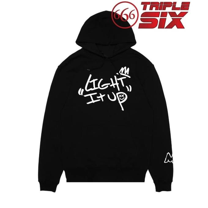 Jaket Hoodie DJ Marshmello Light it up Mellogang