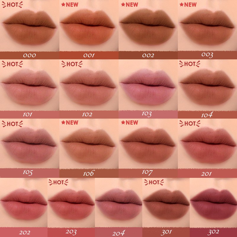 DOMMO - D8118 FOCALLURE New Lipstik Cream Velvet-Mist Matte Lip Clay [ BPOM ] FA179
