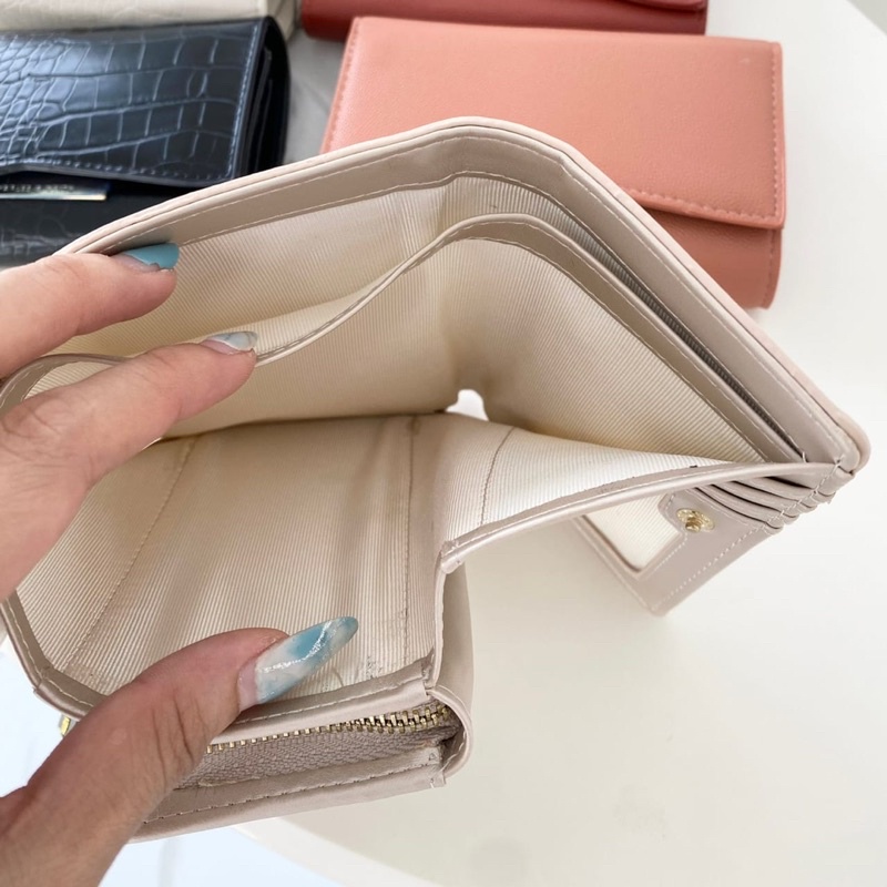 DOMPET WANITA IMPORT CK CNK FRONT FLAP WALLET ORI | Vente Gallery-3